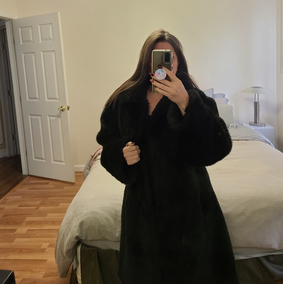 Liz Claiborne teddy bear faux fur  coat - Picture 3 of 12
